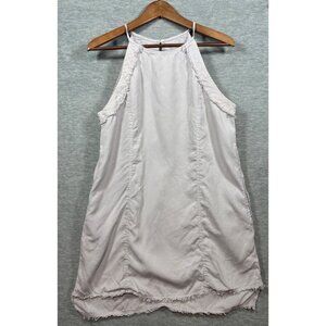 Cloth & Stone Womens Light Gray Sun Dress Raw Edges‎ Size M